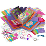 Card Crafting Explosion Arts and Crafts Box- Complete Card Making Kit for Girls - Birthday Gift Box to Tween - DIY Greeting Cards Stationary Set – Make Your Own Card Crafts for Boys and Girls Age 6+