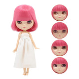 ASDAD BJD Nude Doll 1/6 SD Doll Blyth Nude Doll Lucky Days New DBS Doll Azon Joint Body Small Breast Pink Hair Full Set of Clothes Shoes Hand Set