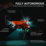 Autel Robotics EVO 2 Rugged Bundle 8K Camera Drone Foldable Drone Quadcopter, No Geo-Fencing (2021 Fly More Combo)