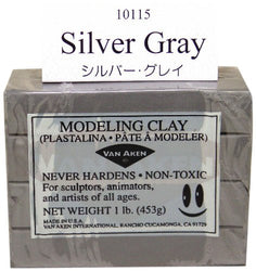 Van Aken Plastalina Modeling Clay - Gray, 1 lb, Modeling Clay