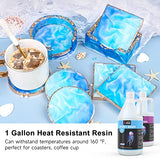 LET'S RESIN Epoxy Resin Kit,1 Gallon Bubble Free & Crystal Clear Epoxy Resin, Table Top Epoxy Resin for Coating, Casting, DIY, Bar Top, River Tables, Resin Art, Wood