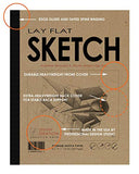 Design Ideation LAY FLAT Premium Paper Sketchbook. Removable sheet pad for Pencil, Ink, Marker, Charcoal and Watercolor Paints. Great for Art, Design and Education. (50 Pages (8.5" x 11"))