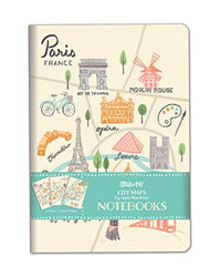 Studio Oh! 3-Pack Notebooks in Coordinating Designs Available in 12 Different Bundles, Anne Was Here City Maps
