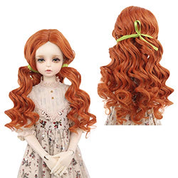 AIDOLLA 1/3 BJD Doll Wig Girls Gift Temperature Synthetic Fiber Long Curly Synthetic Hair