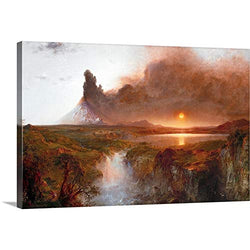 GREATBIGCANVAS Gallery-Wrapped Canvas Entitled Cotopaxi, 1862 by Frederic Edwin Church 24"x16"
