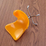 POPETPOP Egg Chair Armchair Backrest Swivel Toy for Dolls 1:6 Barbies Dollhouse Miniatures Furniture (Yellow)