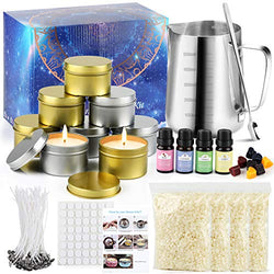 Perkisboby Candle Making Kit, DIY Candle Making Kit Supplies for Adults and Kids, Candle Kit for Making Candles, Easy to Make Scented Candle Beewax Candle Craft Tools