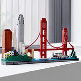 LEGO Architecture Skyline Collection 21043 San Francisco Building Kit & Architecture Skylines: Dubai 21052 Building Kit, Collectible Architecture Building Set for Adults (740 Pieces)