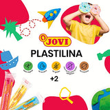 Jovi Plastilina Reusable and Non-Drying Modeling Clay; Nature Colors, 0.50 Oz. Bars, Set of 6, Perfect for Arts and Crafts Projects