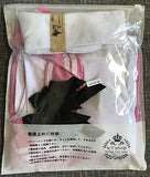 Classic Japanese Anime School Girls Pink Sailor Dress Shirts Uniform Cosplay Costumes with Socks Hairpin set(XL = Asia 2XL)