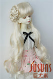 JD125 Celine Long Synthetic Mohair Doll Wigs 1/6 1/4 1/3 YOSD SD MSD BJD Accessories (Blond, 7-8inch)