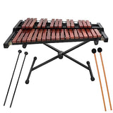 Voodans 32 Note Xylophone Professional Wooden Glockenspiel Xylophone with Mallet and Adjustable Stand