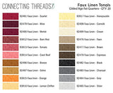 Connecting Threads Blender Collection Precut Cotton Quilting Fabric Bundle Fat Quarter (Faux Linen Tonals Gilded Age)