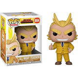 All Might [Teacher]: Fun ko Pop! Animation Vinyl Figure & 1 Compatible Graphic Protector Bundle (604 - 42932 - B)