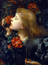 Ellen Terry (1847-1928) Nenglish Actress Choosing Oil On Panel C1864 By George Frederic Watts Poster Print by (24 x 36)