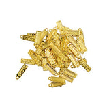 Jili Online 50pcs Gold Charms Pendants Made With Love Jewelry Accessories Rectangle Bead