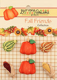 Buttons Galore FAGROUP Fall Friends 3D Buttons - Set of 6 Cards