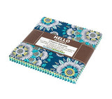 Delphine Breeze Colorstory Charm Square 42 5-inch Squares by Andie Hanna for Robert Kaufman,