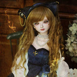 1/4 BJD Doll Full Set 42.5cm 16.7" Ball Jointed Handmade SD Dolls Toy Action Figure + Clothes + Wigs + Shoes + Makeup + Accessories,A