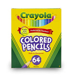 Crayola Mini Colored Pencils in Assorted Colors, Coloring Supplies for Kids, 64ct