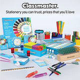 Classmaster CPW24 Class Box Colouring Pencils – Standard Full-Size, Pre-Sharpened Wooden Set – Assorted Colours (Pack of 24)