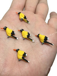 Lot of 12 Miniature Bird (Canary) Fairy Garden Supplies Animal Figurine Furniture Dollhouse GD#012