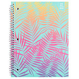 Yoobi | Spiral Notebooks | Variety 6 Pack in Fun Ice Cream, Palm Leaves & Flamingo Patterns | 1 Subject | 100 College Ruled Sheets | 3 Hole Punched and Perforated | 8" x 10.5" Paper | Pack of 6