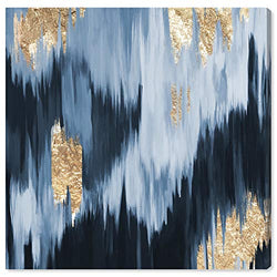 The Oliver Gal Artist Co. Abstract Wall Art Canvas Prints Fall' Home Décor, 16" x 16", Blue, Gold