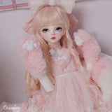 AN-LOKLIK BJD Doll 1/4 Satani LM Female Body Pink Dolls for Girl Anime Resin Toys for Kids Gift for Children