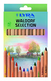 LYRA Waldorf Selection Unlacquered Triangular Giant Colored Pencils, Set of 12 Super Ferby