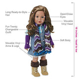 Adora Amazing Girls 18 Inch Doll, ''Ava'' (Amazon Exclusive) Compatible With Most 18 Inch Doll Accessories And Clothing
