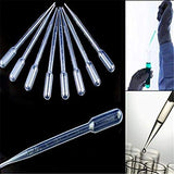 Qingsun 20 Pieces White 3ML Disposable Plastic Eye Dropper Set Transfer Graduated Essential Oils Pipette Dropper