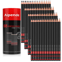 Aipende Professional Sketch Pencils,Drawing Pencils for Art,68 PCS Sketching Art Pencil:Includes Graphite Pencils and Charcoal Pencils…
