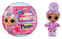 LOL Surprise! Loves Mini Sweets - Peeps – Cozy Bunny – with Collectible Doll, 7 Surprises, Spring Theme, Peeps Limited Edition Doll- Great Gift for Girls Age 4+