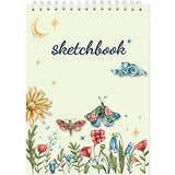 Vintage Floral Sketch Book 8 X 11.5 Inches 120gsm Floral Notebook for Drawing Writing Sketching 2 Sketch Pads