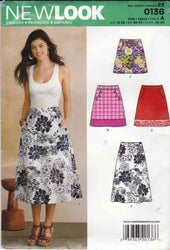 New Look U06106A Misses Skirts Sewing Pattern