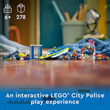 LEGO City Water Police Detective Missions 60355 Interactive Digital Building Toy Set for Kids, Boys, and Girls Ages 6+ (278 Pieces)