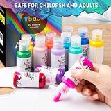 Acrylic Paint, Acrylic Paint Set for Painting Arts and Crafts, Canvas Rocks, Wood 22 Colors Craft Acrylic Art Supplies for Kids, Teens, Adults, and Beginners Christmas Gift