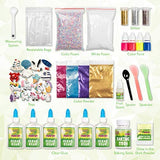 EMBRACE PLAY Slime Kit for Girls and Boys - The Ultimate 56 Piece Slime Kit Slime Supplies Includes Non-Borax Slime Glue, Slime Scents, Slime Add Ins, and Other Slime Ingredients