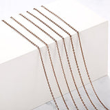 TecUnite 24 Pack Antique Red Copper Cable Chain Necklace Chain Necklace Twisted Link Chain for