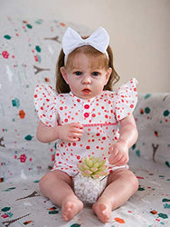 Rebornova Reborn Baby Dolls with Soft Body Lifelike Realistic Girl Doll 20 Inch Best Birthday Gift Set