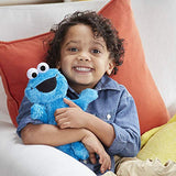 Sesame Street Little Laughs Tickle Me Cookie Monster, Talking, Laughing 10-Inch Plush Toy for Toddlers, Kids 12 Months and Up