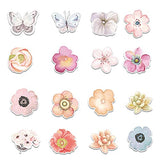 Flower Sticker Pack of 50 Aesthetic Flower Stickers Decals for Laptops Hydro Flasks Water Bottles Luggage