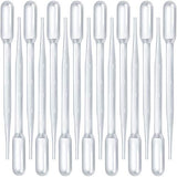 Teenitor 3ML Pipettes, Plastic Dropper Essential Oil Transfer Pipettes Disposable Liquid Eye Dropper for Lab Science Multi- Purpose Makeup Tool, 15Pcs