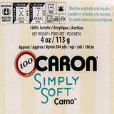 Caron 3 Pack Simply Soft Camo 100% Acrylic Soft Yarn for Knitting Crocheting Medium #4