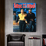 Laiyang Boyz N The Hood Classic Movie Canvas Art Poster and Wall Art Picture Print Modern Family Bedroom Decor Posters 12×18inch(30×45cm)