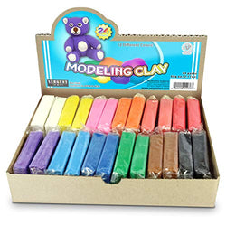 Sargent Art 22-4076 24ct Class Pack Modeling Clay, Assorted 24 Pack