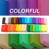 Polymer Clay, UBEGOOD 32 Blocks Oven Bake Molding Clay, DIY Colored Soft Air Dry Clay Kit, with