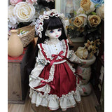 HMANE BJD Dolls Clothes for 1/6 BJD Dolls, Vintage Royal Court Style Dress for 1/6 BJD Dolls (No Doll)