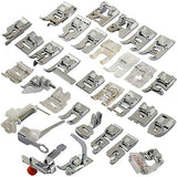 Sewing Machine Low Shank Accessories Presser Feet 32pcs Sewing Foot Domestic Embroidery Machine